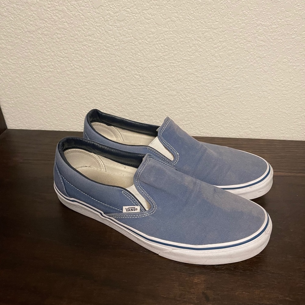 Navy Vans Slip Ons Mens 11